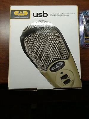 CAD U37 USB Studio Condenser Vocal Recording Microphone with Stand | Champagne - Image 1 of 2