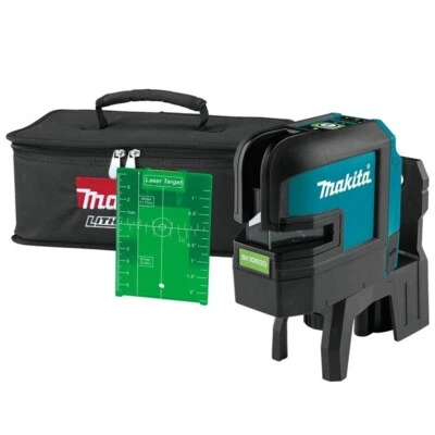 Makita SK106GDNAX 12 voltios CXT inalámbrico autonivelante 4 puntos láser verde Foto 1 de 4