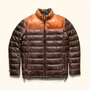 Men's Puffer Coat Waterproof Rain Jacket - All Season Jacket for Winter and Rain - Picture 1 of 6