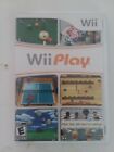 Nintendo Wii Play Game Case And Insert. Tested Working