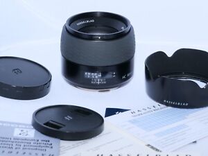 Hasselblad HC 80mm f/2.8 standard Lens for H Digital-Film. Box, Hood. Hassy H6D.