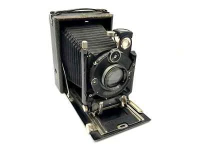 Rüo Optique Plaque Caméra Avec Acomar 1:4.5 F=15cm Compur Caméra Analogique - Photo 1/4