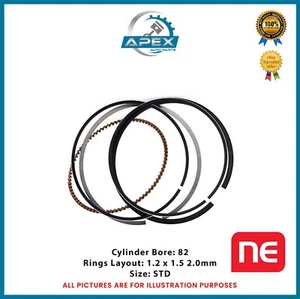 BMW E90 E91 E92 1.6 N43B16 PETROL ENGINE 4CYL PISTON RINGS SET 11257548413 - STD - Picture 1 of 4