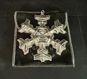 GORHAM STERLING ERSTAUSGABE SILBER 1oz VINTAGE 1977 SNOWFLAKE NEU - Bild 1 von 4