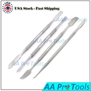 Wax Mixing Modelling Spatulas Plaster Alignate Carvers Dental Set of 4 Pcs Tools - Picture 1 of 3