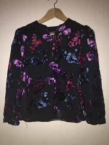 Womens Burnout Boho Blouse  - Picture 1 of 5