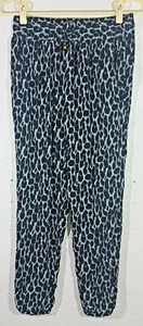 Ali and Kris Womens Pants Medium Animal Print Lounge Pockets Elastic Waist - Picture 1 of 4