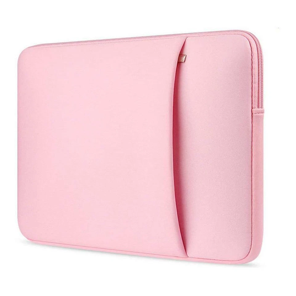 For MacBook 13 inch Wear Resistant Anti-Fall Laptop Sleeve Case With Side Pocket - Imagem 1 de 1