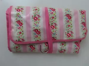 Cath Kidston Folding Travel Toiletries/Make Up Organiser/Wash Bag Pink - Picture 1 of 9
