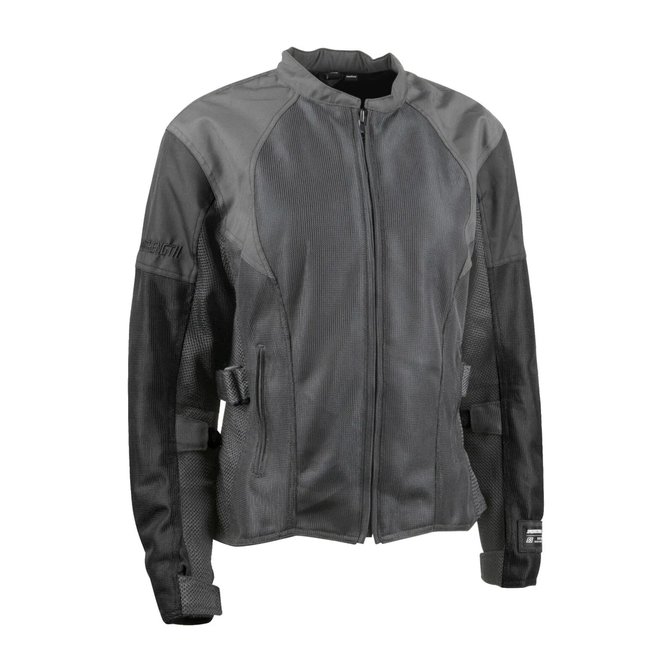 Speed and Strength Radar Love Mesh Motorcycle Jacket Gray Women's Sizes SM & MD - Image 1 of 1
