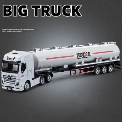 Huina 1:50 Diecast Truck Fuel Tank Engineering Vehicle Gift Free Shipping Nuevo - Imagen 1 de 4