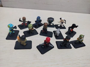 13pcs GI Joe Micro Force Cobra Commander Beast Ninja Roadblock with Stands - Picture 1 of 8