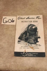 G06 VINTAGE GILGERT AMERICAN FLYER INSTRUCTIONS FOR ASSEMBLING&OPERATING MANUAL - Picture 1 of 1