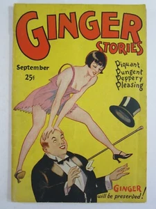 Ginger v. 1 #11, Sept, 1935 VG- (King) Scarce Pulp Magazine! - Picture 1 of 4