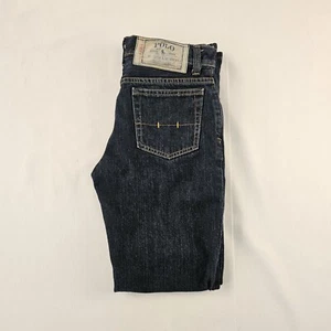Polo Jeans Boys Sz 14 Dark Wash Denim Yellow Contrast Stitching  Style 15941 - Picture 1 of 18