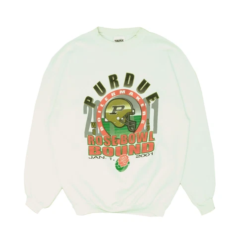 Vintage Purdue Boilermakers Rose Bowl Sweatshirt Crewneck Large 2001 Y2K NCAA Cover
