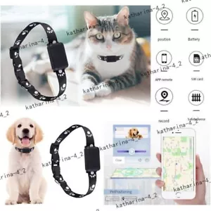 Mini GPS Haustier Tracker Echtzeit Katze Hunde Finder mit Remote Sprachmoni Pet - Bild 1 von 13