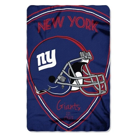 New York Giants NFL Northwest Shield Fleece Throw Cover