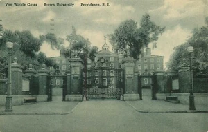 Librería de postales Brown University Providence R.I. 1953 - Imagen 1 de 2