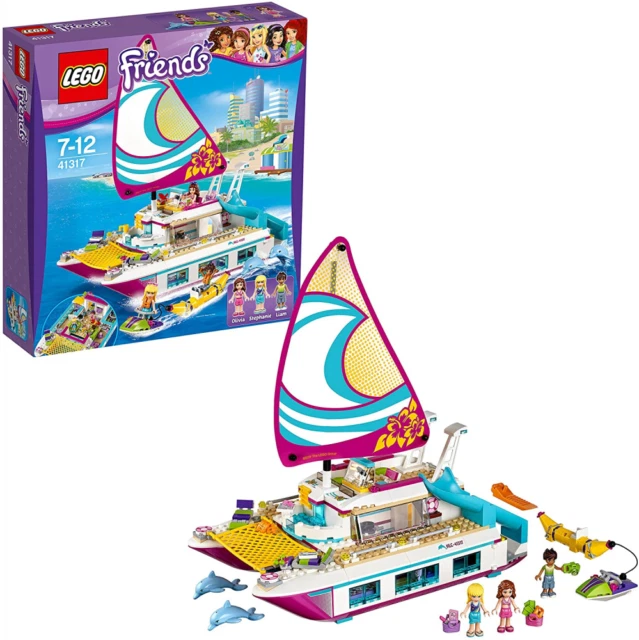 LEGO Friends Sunshine Catamaran (41317) New Sealed Boat Dolphin Beach Olivia - Image 1 of 1