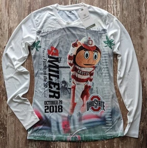 NEW Ohio State S Top Of The World All Over Print Finish On The 50 2018 Run Shirt - Picture 1 of 8