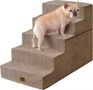 Dog Stairs Pet Steps Bed High Small Ramp Dogs Non-Slip Ladder Couch Step - Picture 1 of 8