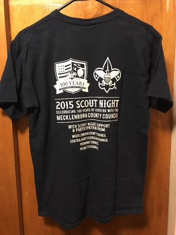 CHARLOTTE KNIGHTS ~ Youth XL ~ SGA 2015 Boy Scout Night 100 Years  T SHIRT Cover