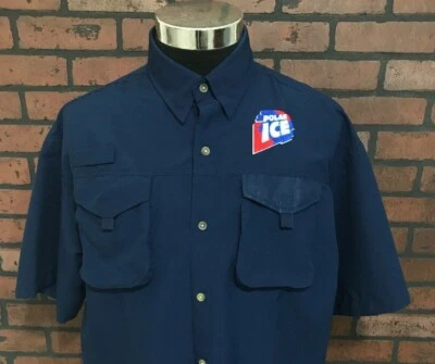Camisa Polar Ice Employee manga corta con botones para hombre talla XL Foto 1 de 4