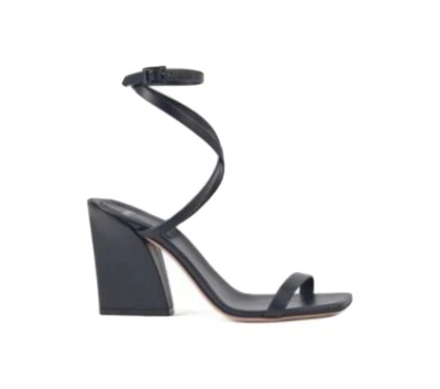 Hugo Boss Cuero Correa al Tobillo Tacones Azul Oscuro Kristen Sandalias Italia Talla 8 $545.00 Foto 1 de 4