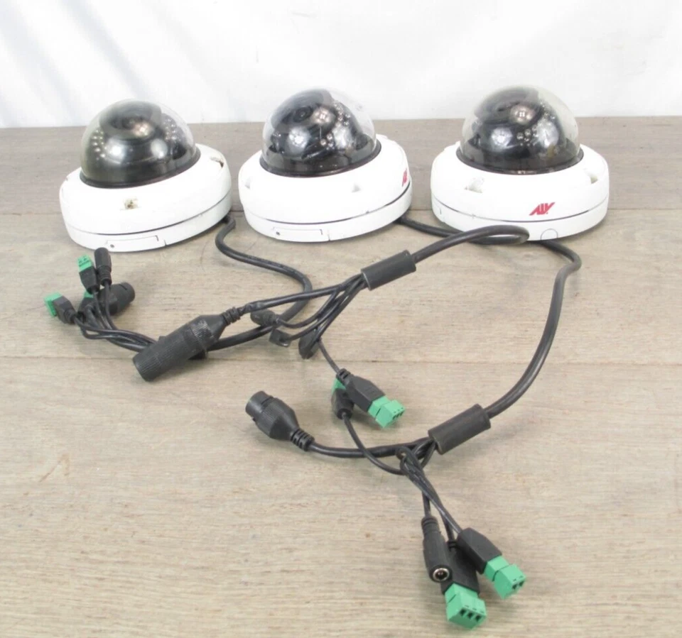 ATV NVW229 2 Megapíxeles IR Vandalismo Domo IP Cámaras de Vigilancia Lote de x3 Foto 1 de 4