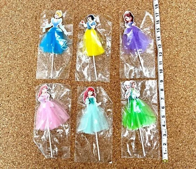 PRINCESS The Happy Birthday Party Cupcake CAKE TOPPER - Image 1 of 4