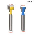 YG6X Primary Alloy Router Bit for Woodworking Pack of 2 1/4 inch Shank