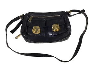 Marc Jacobs Cammie Women Black Crossbody Gold Hardware Y2K Bag -Need Restoration - Picture 1 of 20