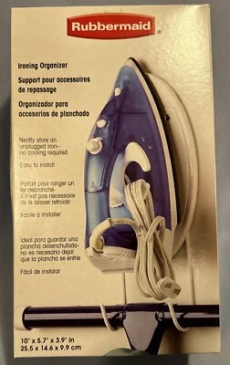Rubbermaid Ironing Organizer Iron Board Storage Rack Holder 2188 Wall Mount New  - Image 1 of 4
