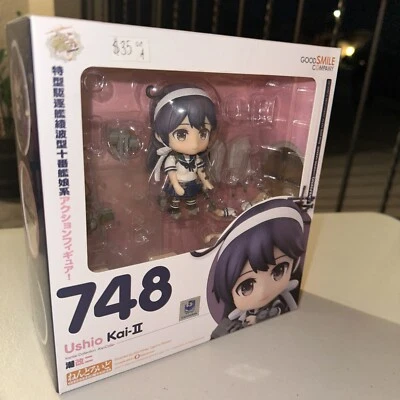 Figura de acción Nendoroid Kan Colle Ushio Kai-II #748 Colección Kantai Buena sonrisa Foto 1 de 4