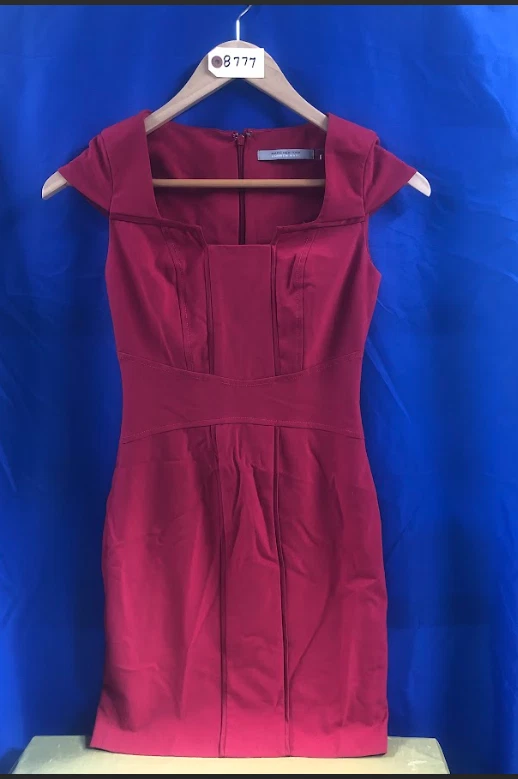 Vestido Vaina Andrew Marc Rojo Talla 0 Sin Mangas Foto 1 de 1