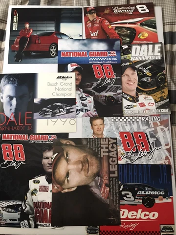 Dale Earnhardt Jr. Hero postcard lot 9 Pieces Various Years Cover