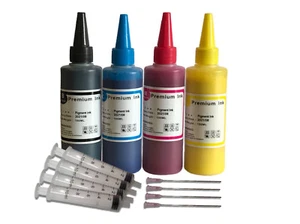 Pigment ink refilling fits Epson printers refill Kit with needle and syringe - Picture 1 of 1