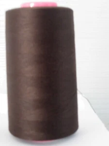 BROWN #632 THREAD 100% SPUN POLYESTER 6000 YDS PER CONE OVERLOCK SERGE QUILT SEW - Picture 1 of 1
