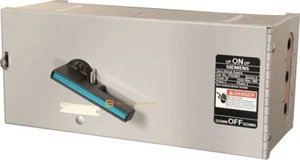 V7E3601 Siemens 30A Vacu-Break Panel Fusible Placa Interruptores - Imagen 1 de 3