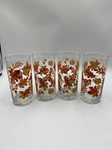 Hojas otoño otoño. Vasos bellotas. Juego de 4. - Imagen 1 de 3