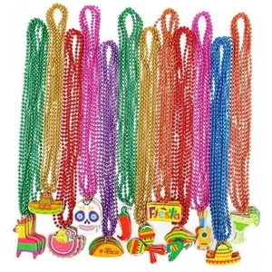 24PCS Cinco de Mayo Necklace Party Favor, Fiesta Bead Necklace - Picture 1 of 7