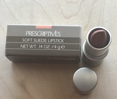 Prescriptives Soft Suede Lipstick Berrybrown NIB .14 oz Rare - Image 1 of 4