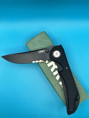 Cuchillo Carpeta Sísmica CRKT Negro con Serraciones Veff 5401K Diseño Ikoma Nuevo Foto 1 de 4