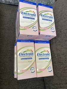 Electrolit Electrolyte Strawberry Kiwi Drink Mix 80 Packets 10 boxes of 8pk - Picture 1 of 3