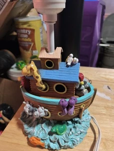 Vintage Children's Lamp Noah's Ark 1993 Orion's Creations.no Shade. Tested Works - Picture 1 of 6