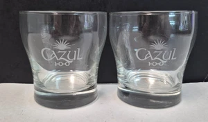 CAZUL 100 TEQUILA GLASSES SET OF 2 NEW - Picture 1 of 6