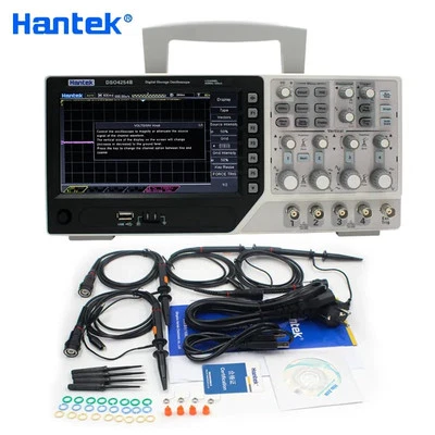 Osciloscopio de almacenamiento digital Hantek DSO4254B 4 CANALES 250 MHz 1GSa/s muestra USB SCPI Foto 1 de 4