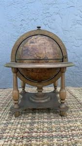 Zodiac Old World Globe Ice Bucket With Legend - Picture 1 of 19