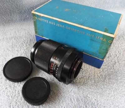 TESTED CARL ZEISS JENA SONNAR MC F3.5 135mm PORTRAIT/TELEPHOTO LENS + BOX & CAPS - Image 1 of 4